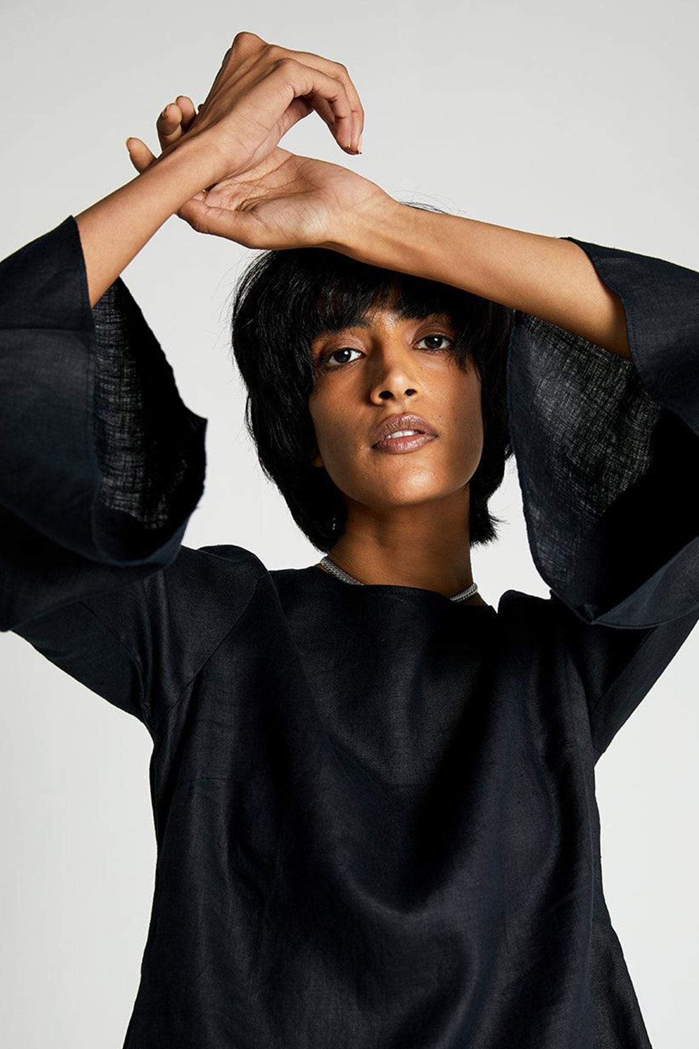 The Button Back Shirt | 100% Hemp | Bell Sleeves | Feminine Flare | Reistor