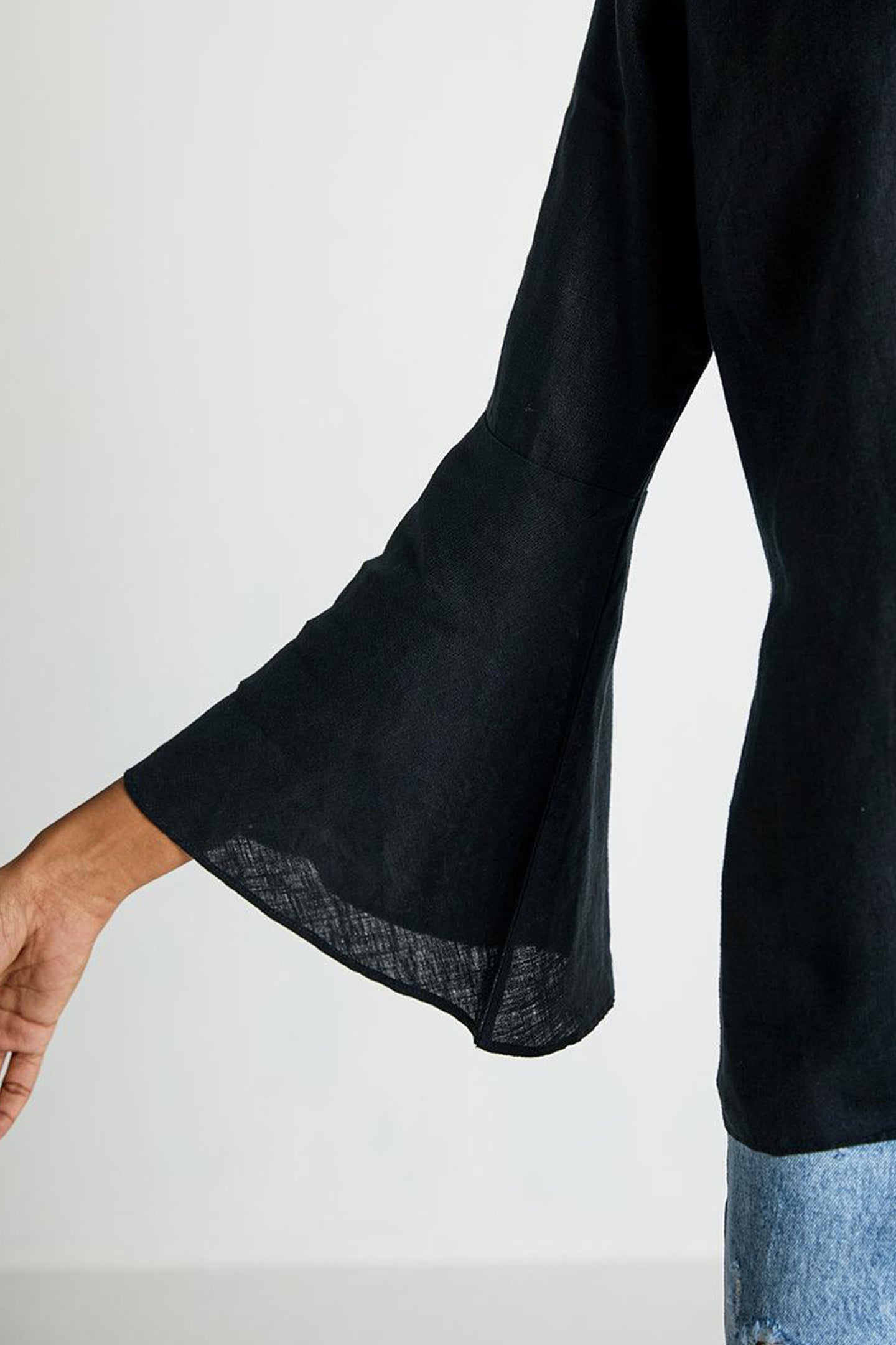 The Button Back Shirt | 100% Hemp | Bell Sleeves | Feminine Flare | Reistor
