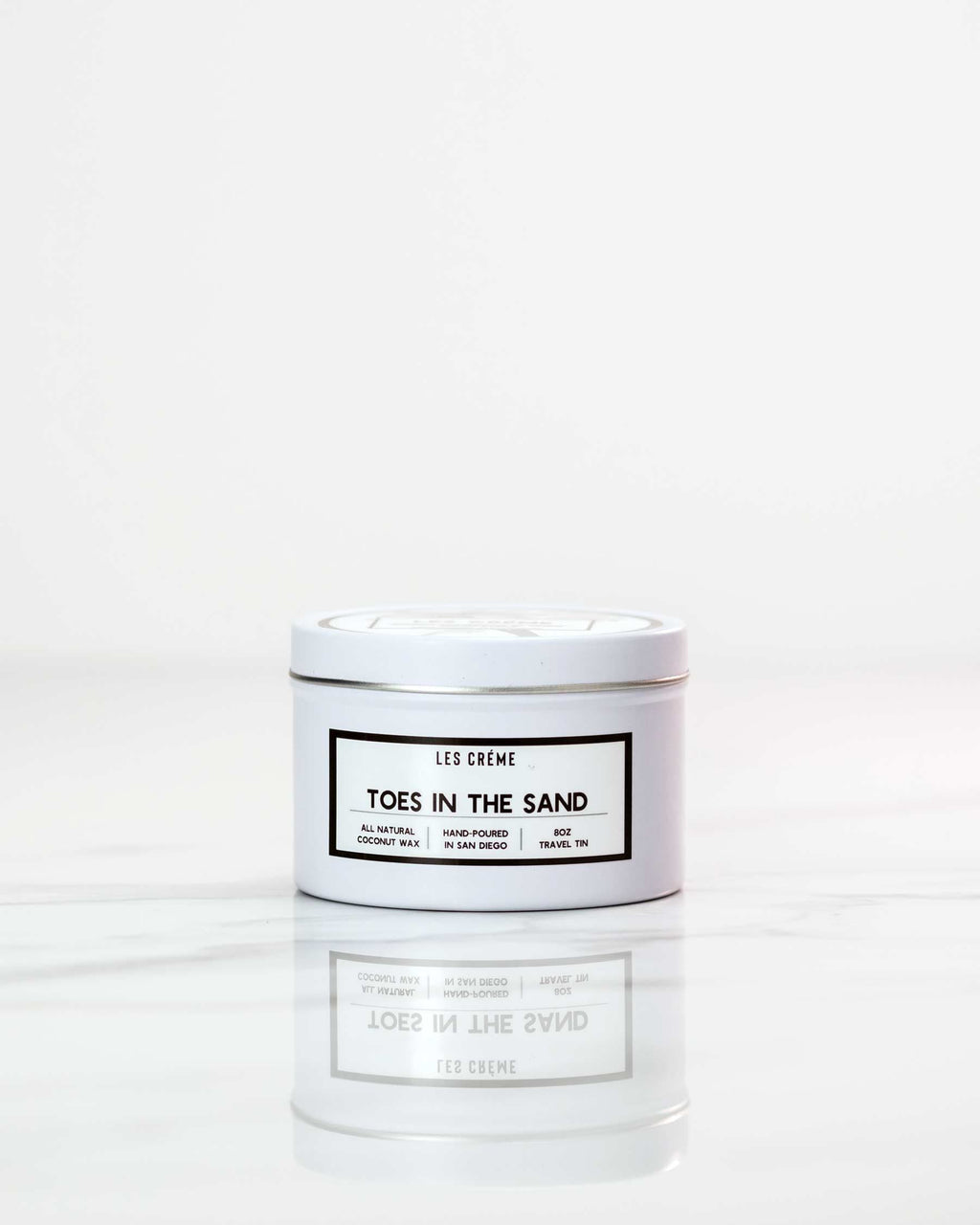 Toes in the Sand | Coconut Wax Candle | Toxin-Free | Citronella, Eucalyptus, Honeysuckle & Jasmine | Les Crème
