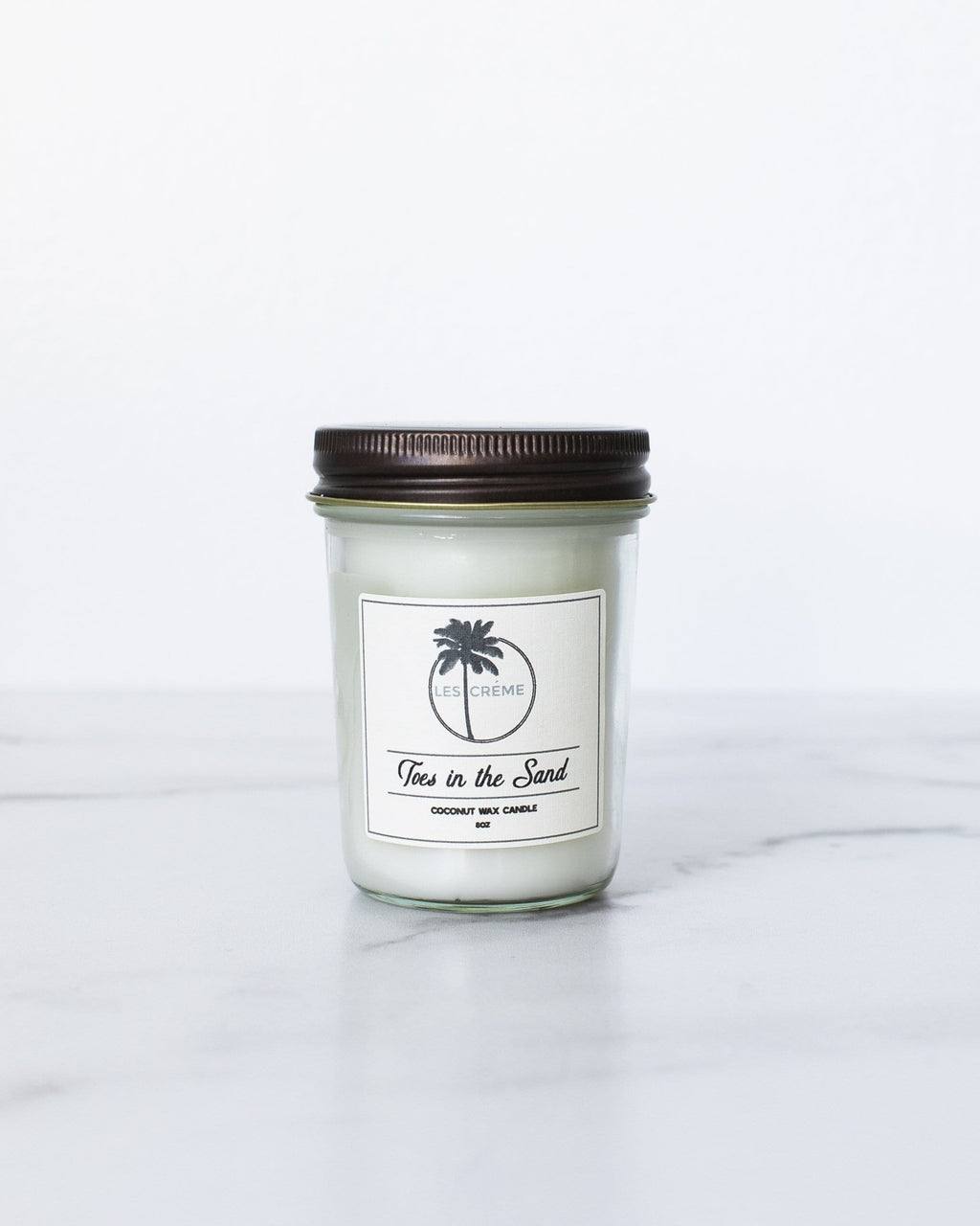 Toes in the Sand | Coconut Wax Candle | Toxin-Free | Citronella, Eucalyptus, Honeysuckle & Jasmine | Les Crème