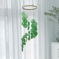 Green Seashell Wind Chime - Dream Catcher Hanging Decor for Home