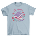 Valentine's day books t-shirt