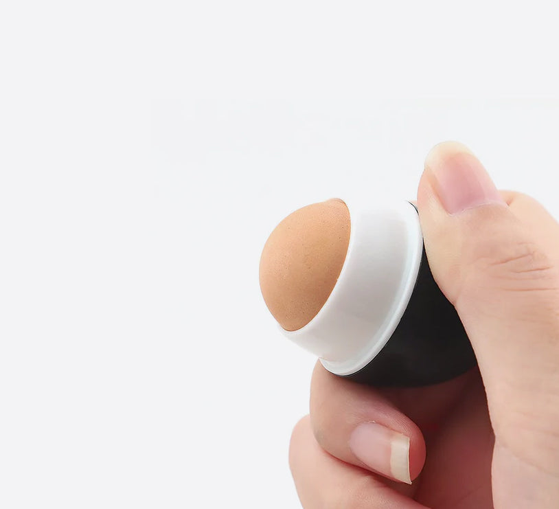 Innovative Volcanic Stone Oil-Absorbing Face Roller | Instant Matte Finish | Reusable | Makeup-Friendly | 2 inch