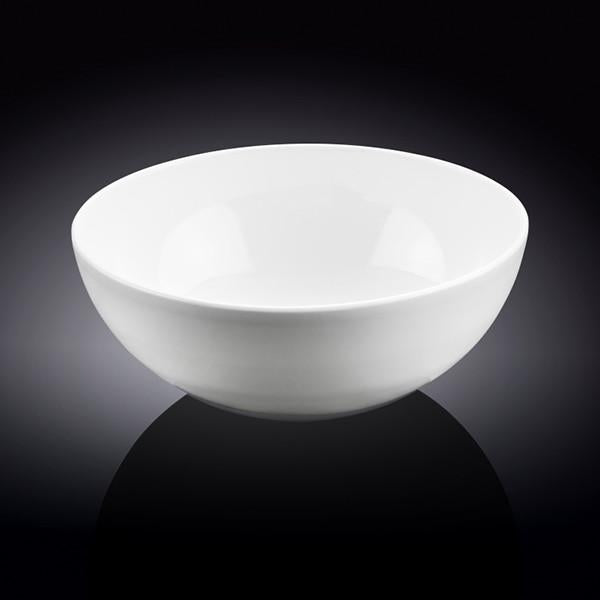 White Fine Porcelain Bowl | 8" | 57 oz | Sold Individually | Soup, Pasta & Salad | Made in England | Wilmax
