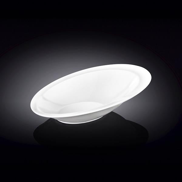 White Caesar Salad Bowl | 8.5" x 6" | Fine Porcelain | Oven Safe to 572°F | WILMAX