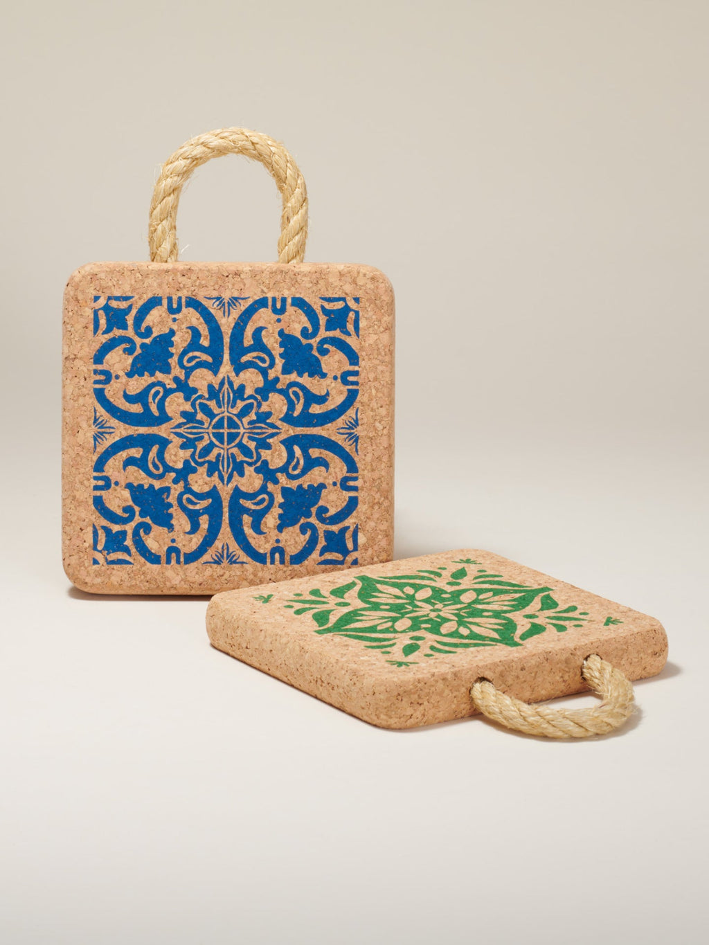 Azulejo Tile Cork Hot Pad Trivet | Handmade in Portugal | Small & Large | Tiradia Cork