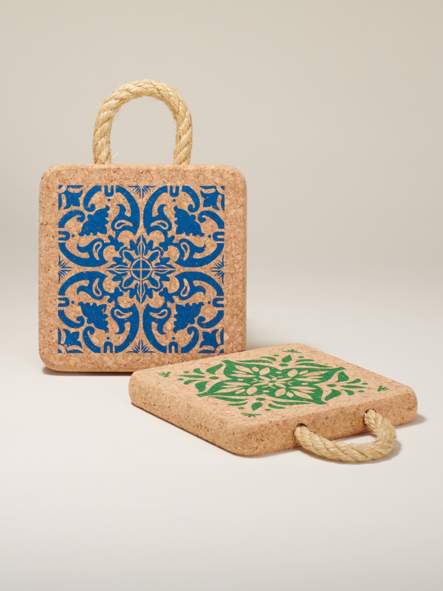 Azulejo Tile Cork Hot Pad Trivet | Handmade in Portugal | Small & Large | Tiradia Cork