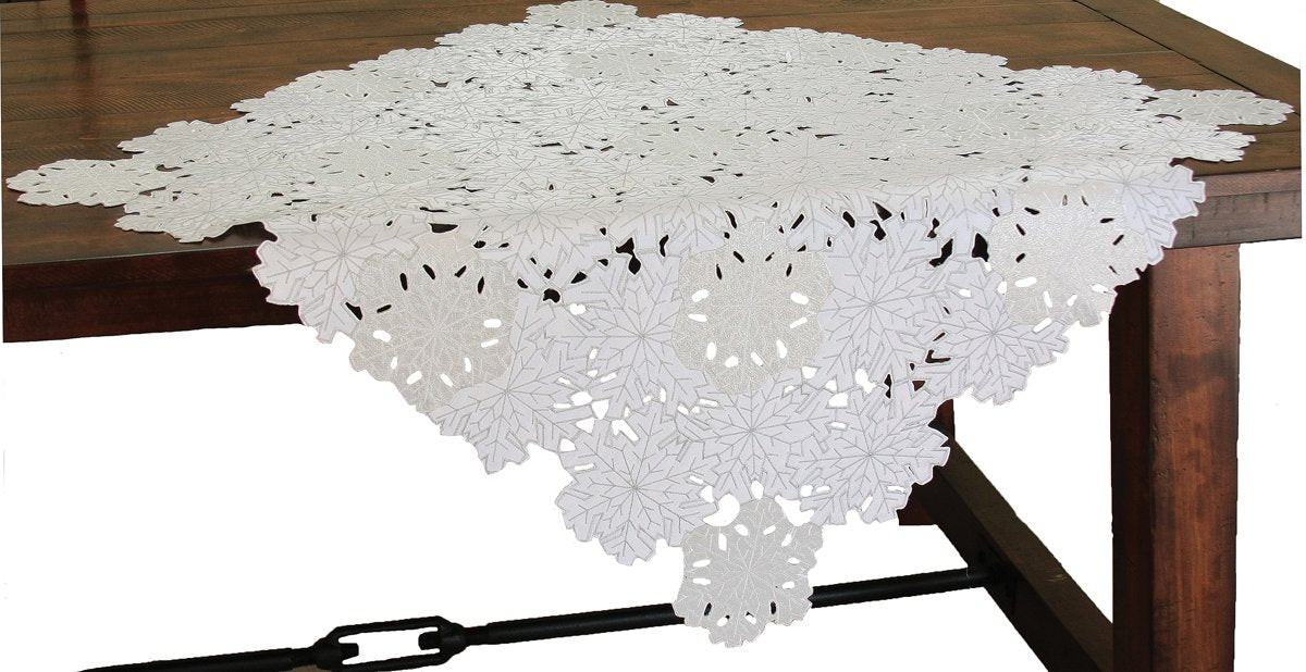 Shimmer Snowflake Table Topper