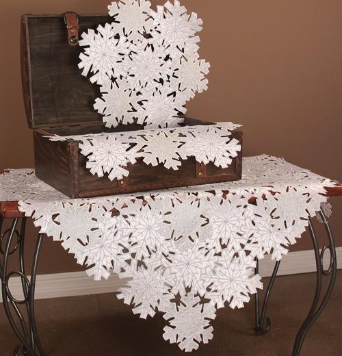 Shimmer Snowflake Table Topper