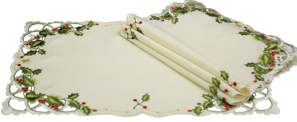 Winter Berry Placemats | Set of 4