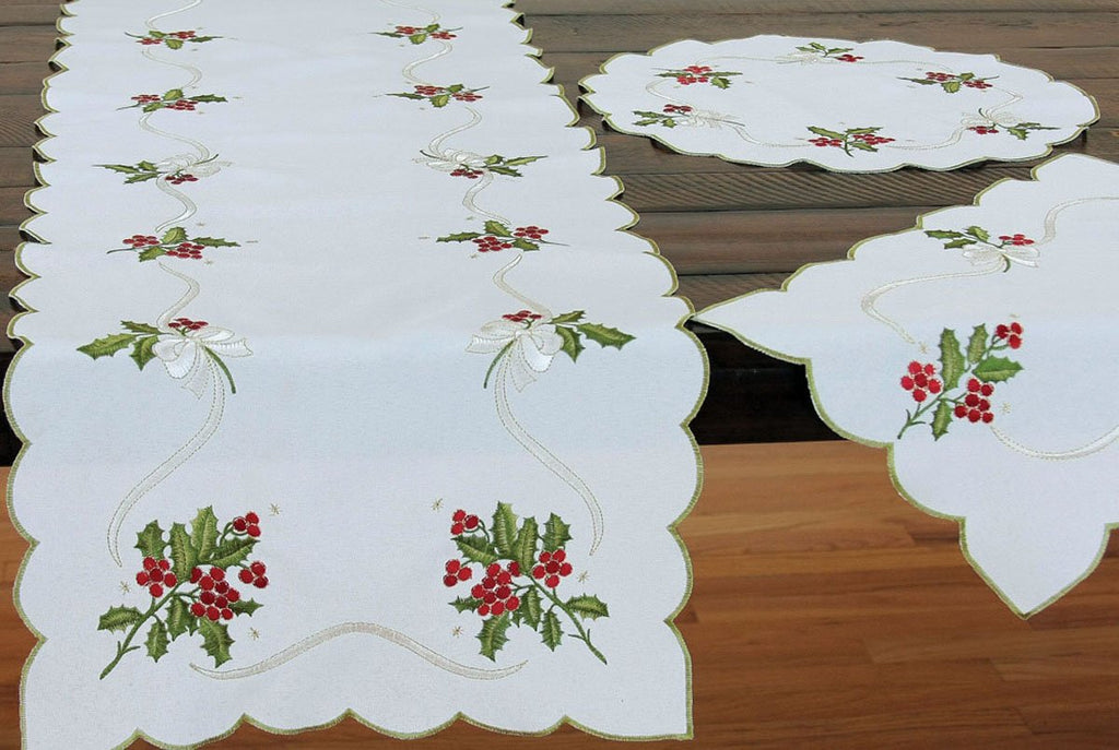 Holly Berry Table Runner