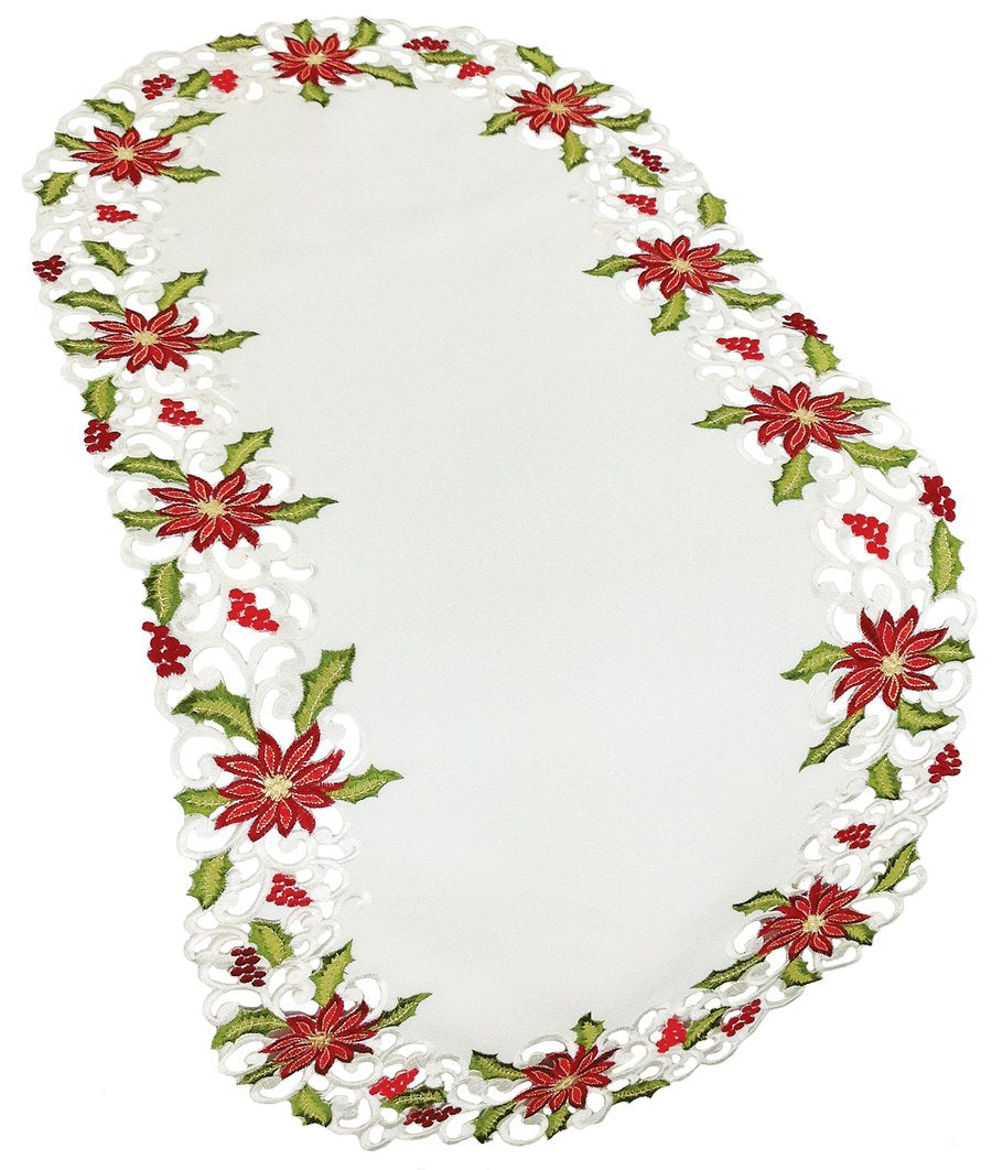 Poinsettia Table Runner