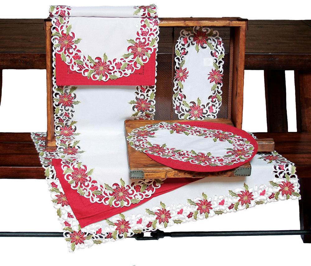 Poinsettia Table Runner