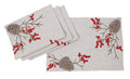 Pine Cone Berry Placemats | Set of 4