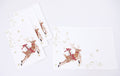 Festive Reindeer Christmas Placemats | Set of 4