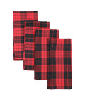 Classic Red Tartan Plaid Napkins | Set of 4