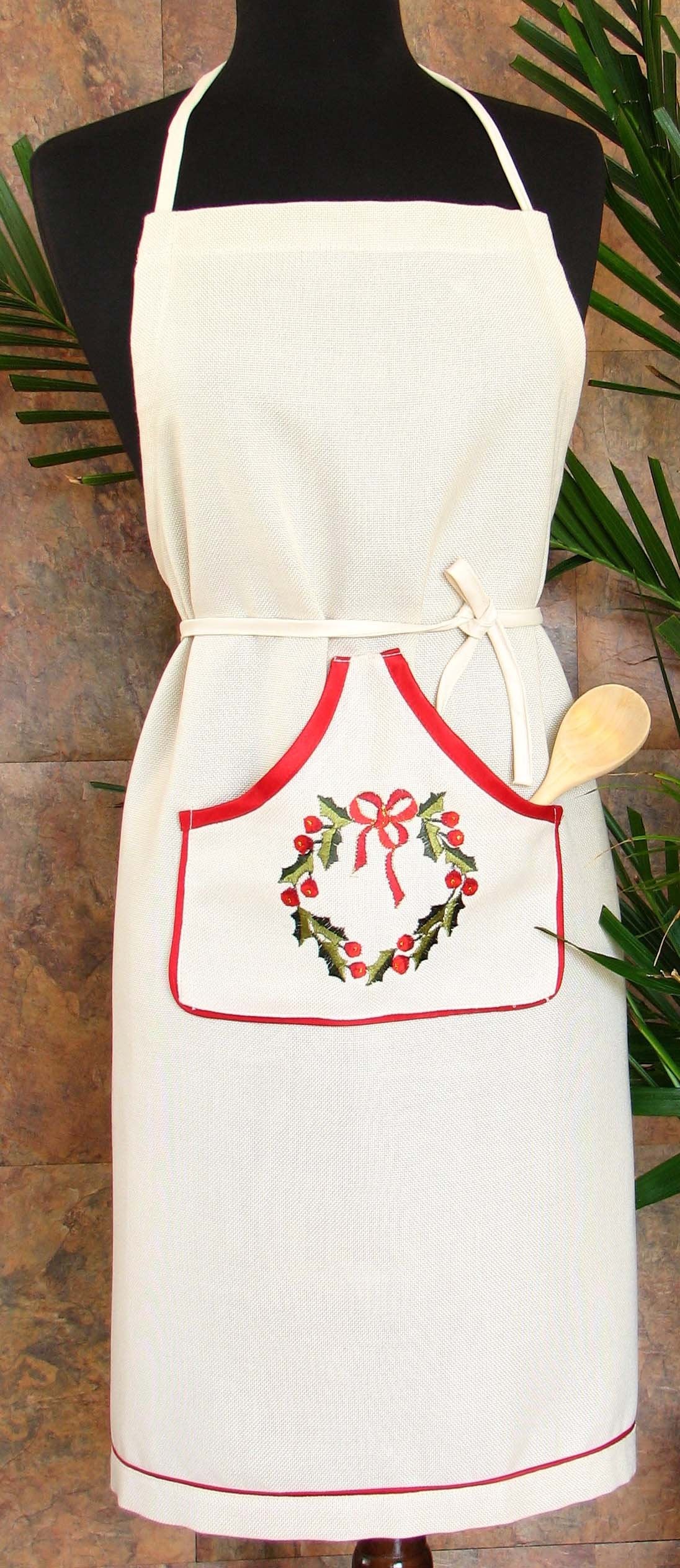 Country Wreath Apron