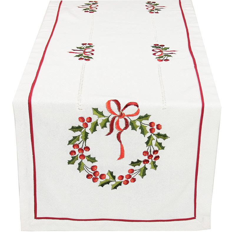 Country Wreath Mini Table Runner
