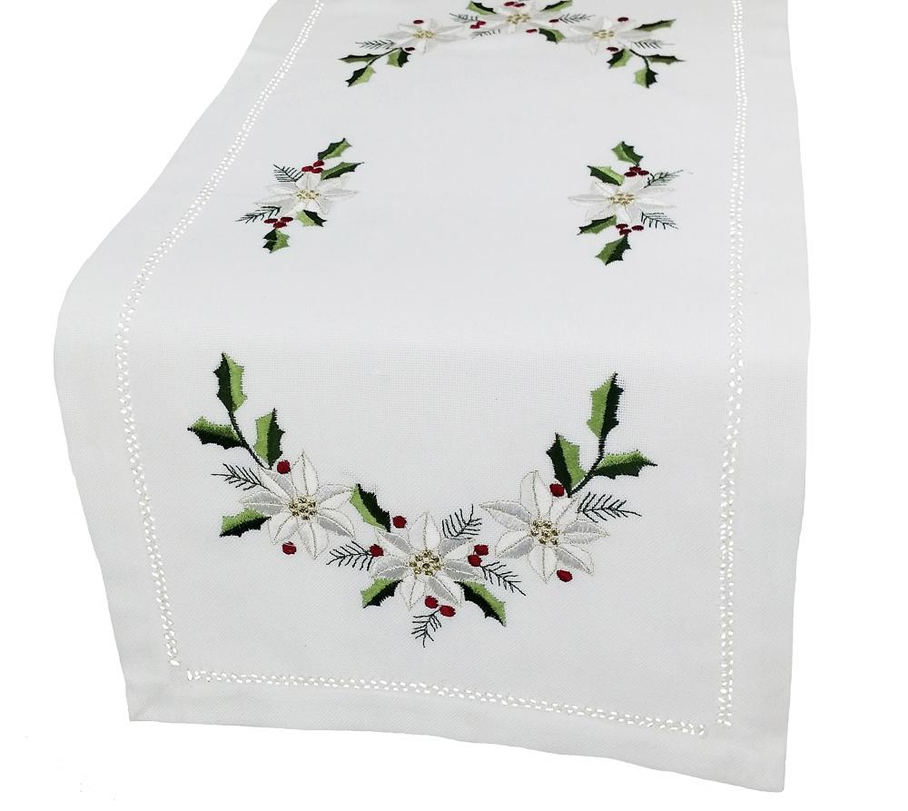 Country Poinsettia Doilies