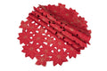 Festive Poinsettia Doilies | Set of 4