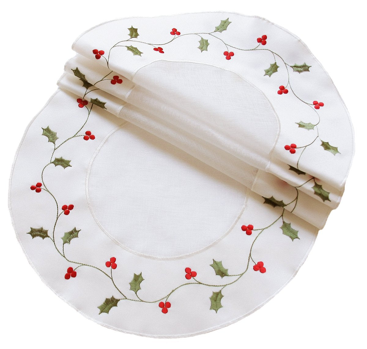 Classic Holly Doilies | Set of 4