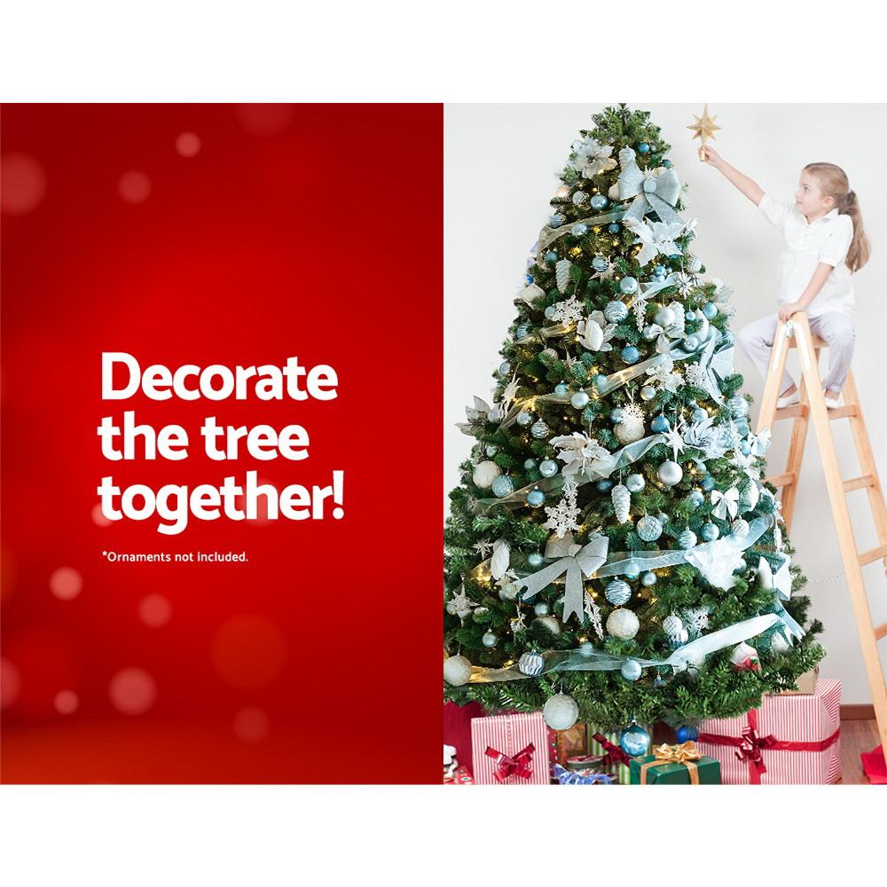 7ft Faux Christmas Tree – 210cm | 1250 Tips | Realistic PVC