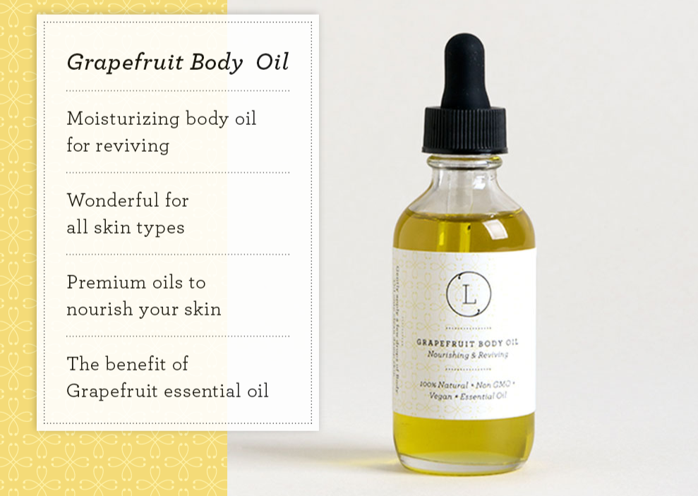 Grapefruit Body Oil & Body Scrub Gift Set