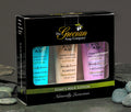 Organic Lotion 3-Pack Gift Box | Almond, Island Citrus & Lavender | 2oz Travel Tubes | The Grecian Soap Company