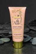 Goat's Milk Lotion Tube | Almond | Organic, Handmade | Moisturizing & Nourishing | 2 oz | The Grecian Soap Company