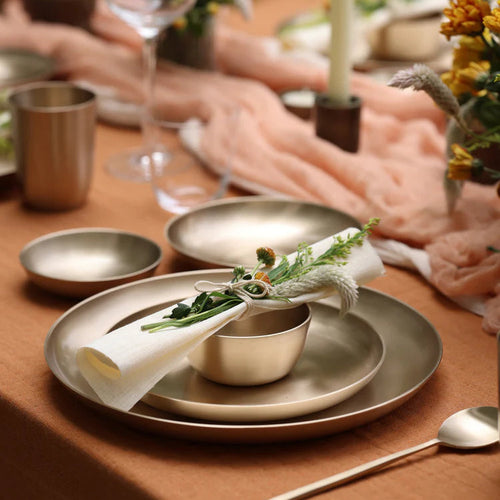 Bronze Sculptured Entree Platter