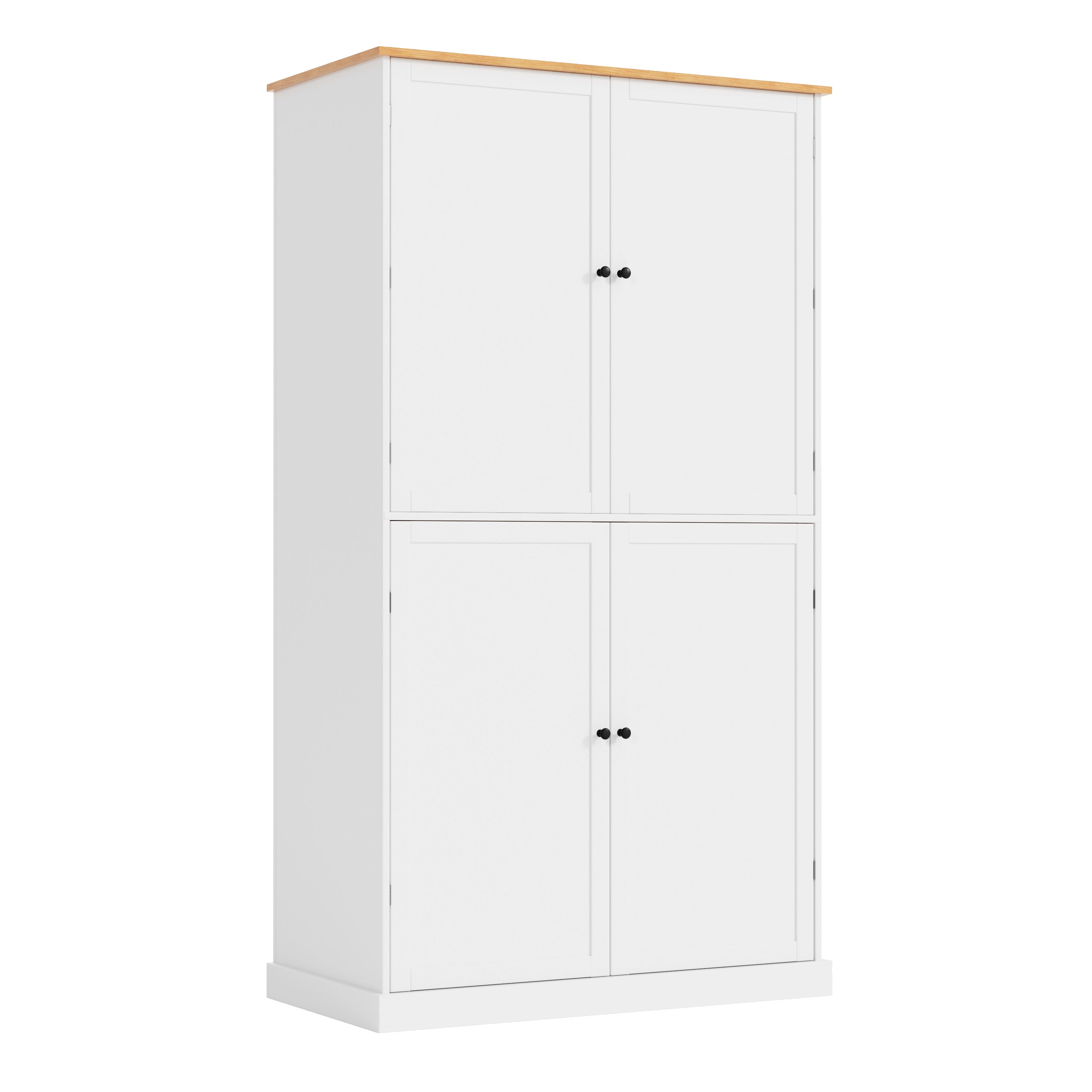Large Kitchen Pantry Storage Cabinet | 71" Tall | MDF | White, Gray or Blue