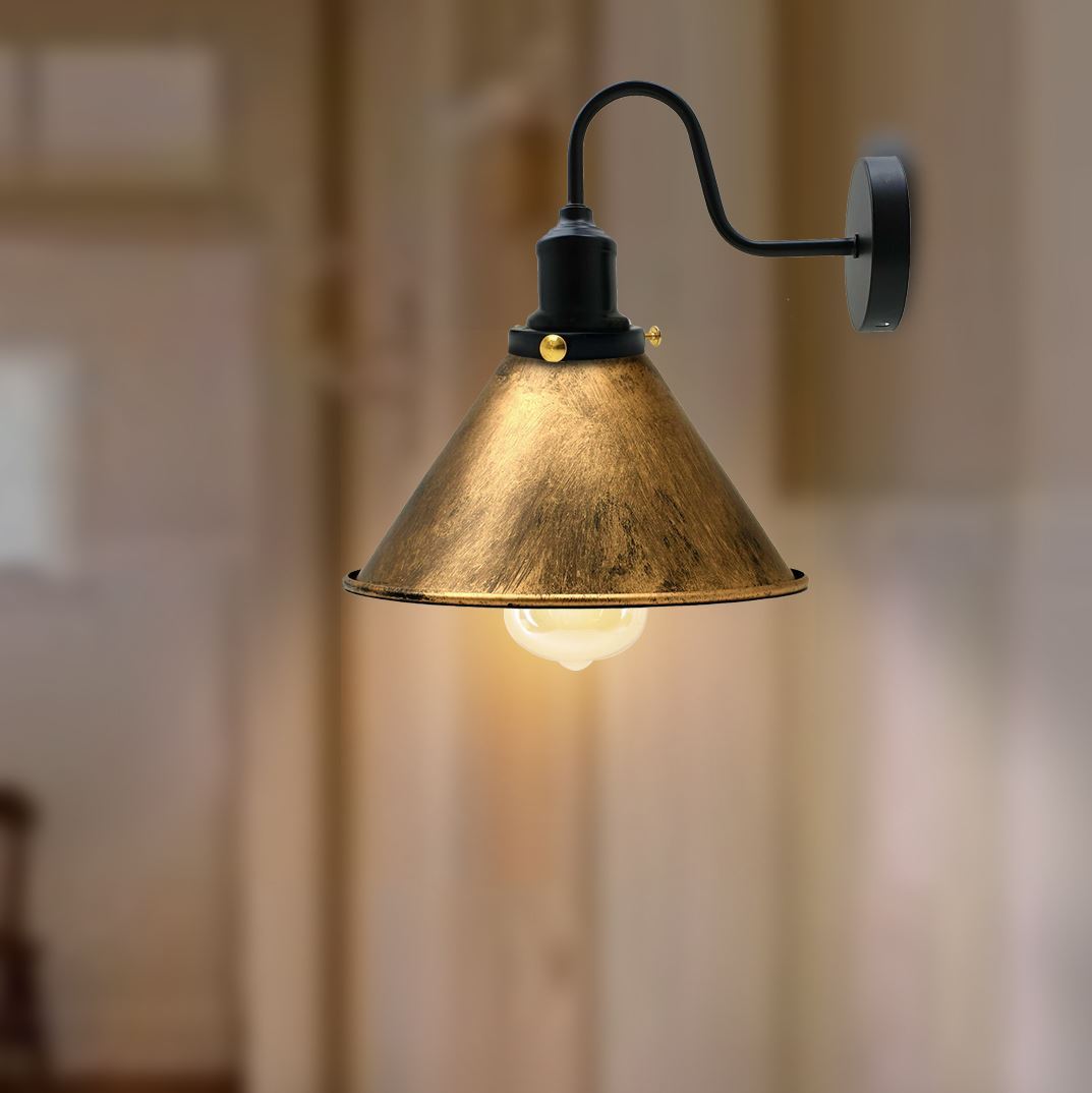 Wall Sconces Indoor E27 Swan Neck Vintage Industrial ~3388