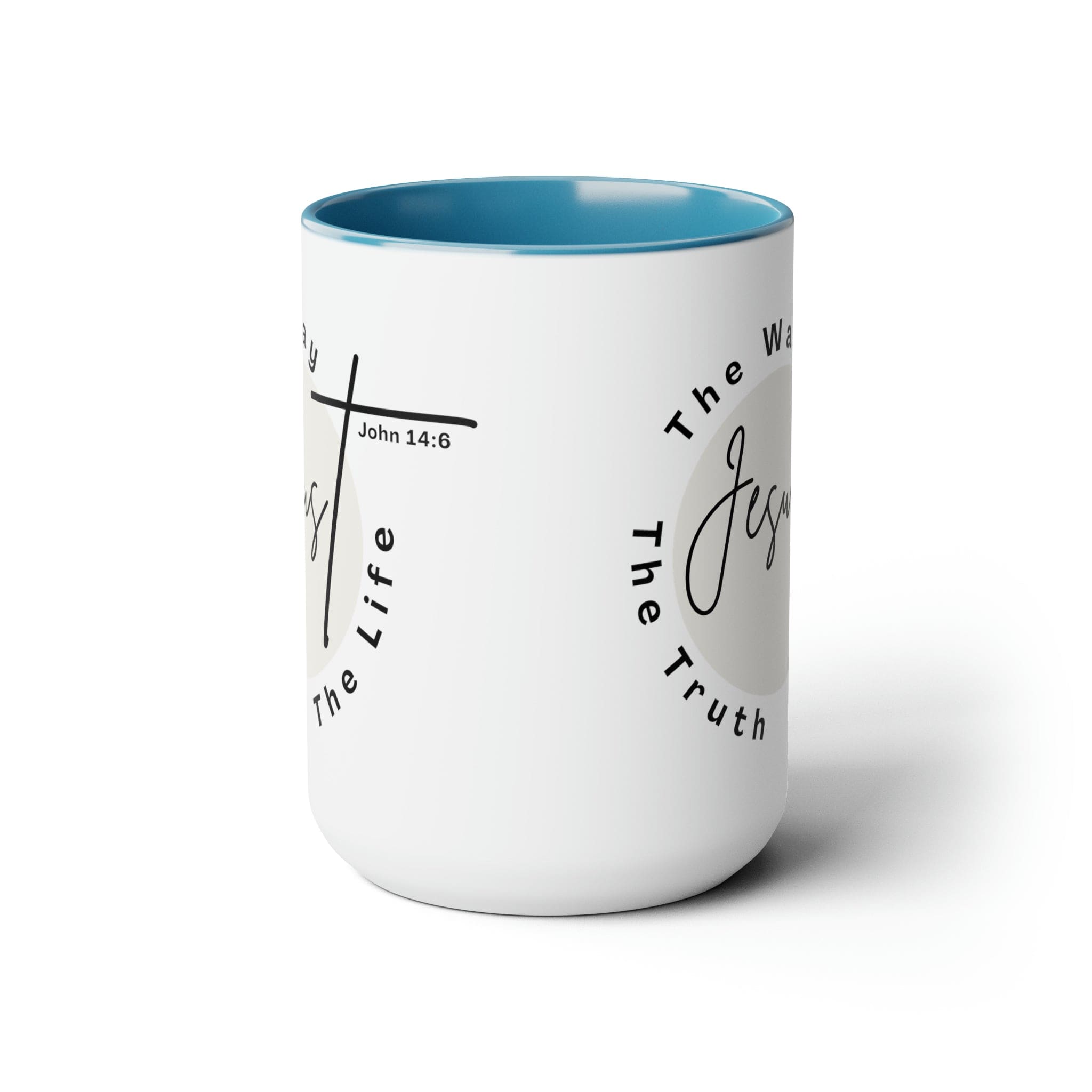 Ceramic Coffee Mug 15oz - Jesus the Way the Truth the Life - Christian