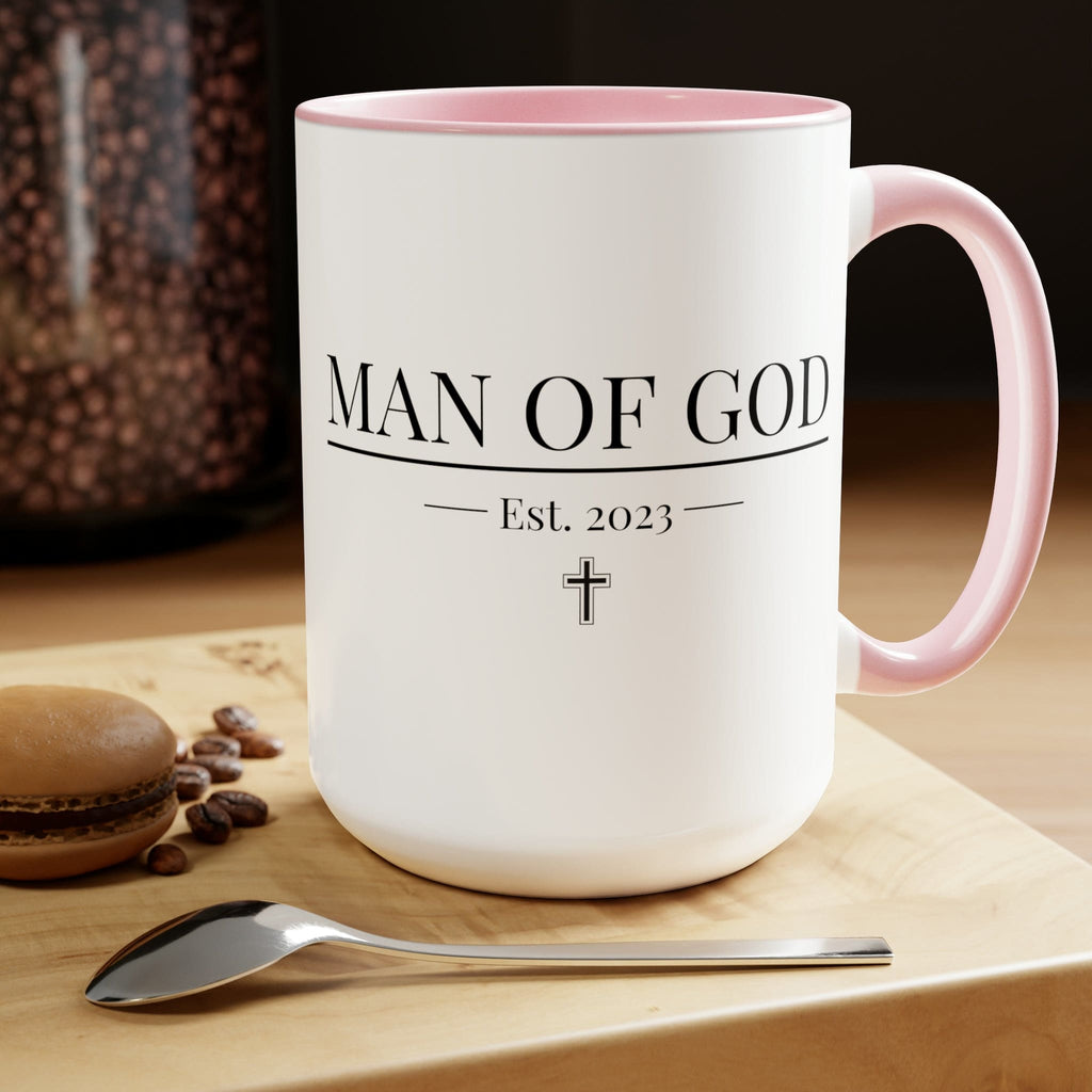 Ceramic Coffee Mug 15oz - Say it Soul - Man of God T-shirt - Christian
