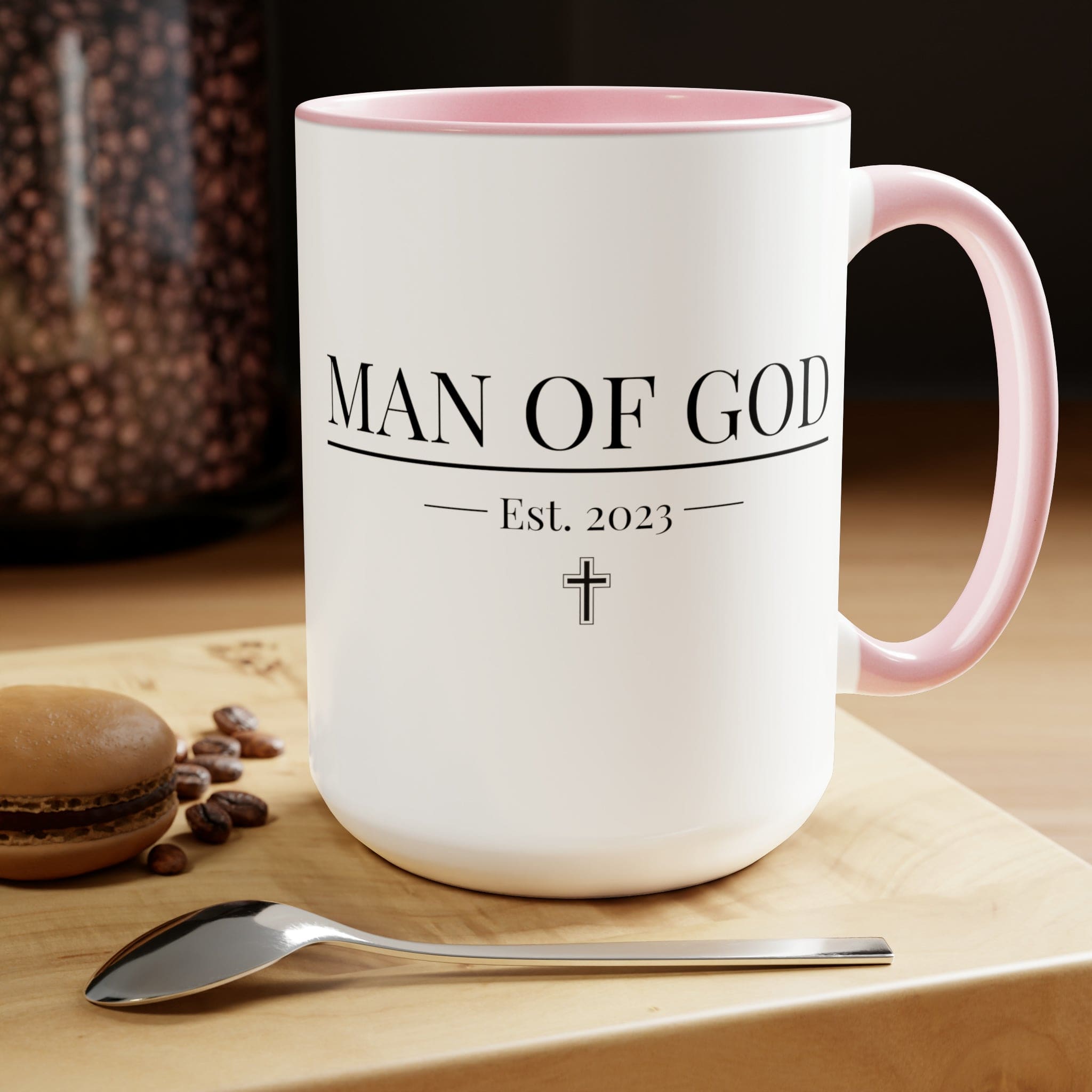 Ceramic Coffee Mug 15oz - Say it Soul - Man of God T-shirt - Christian
