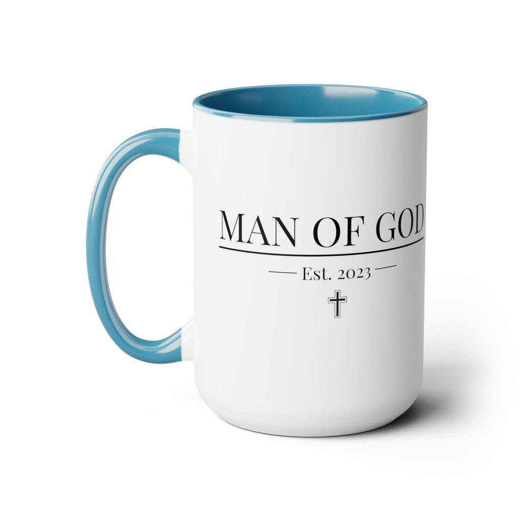 Ceramic Coffee Mug 15oz - Say it Soul - Man of God T-shirt - Christian