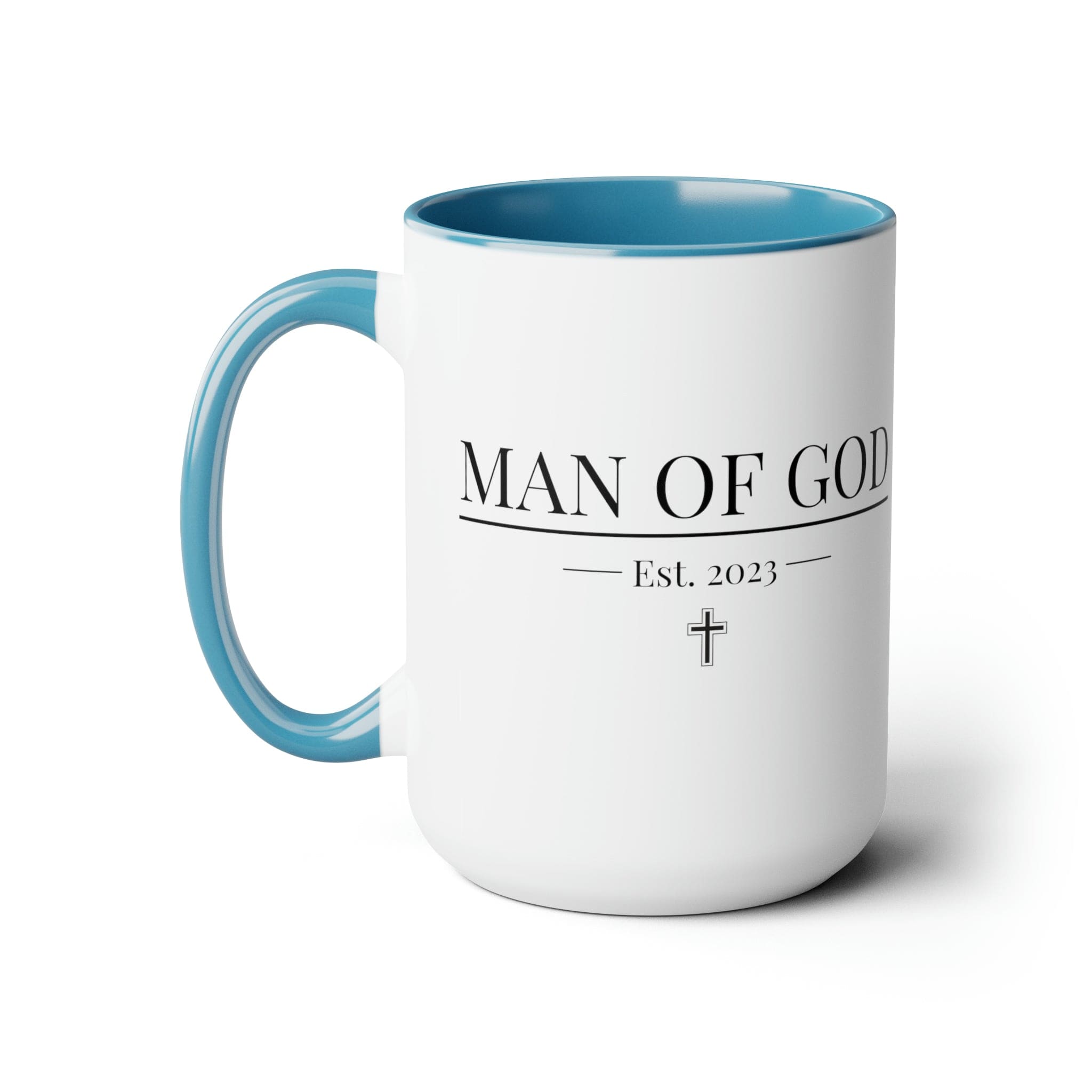Ceramic Coffee Mug 15oz - Say it Soul - Man of God T-shirt - Christian