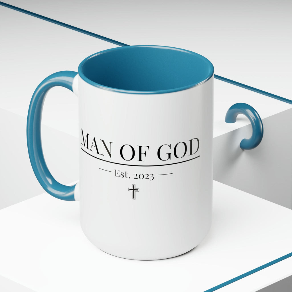 Ceramic Coffee Mug 15oz - Say it Soul - Man of God T-shirt - Christian