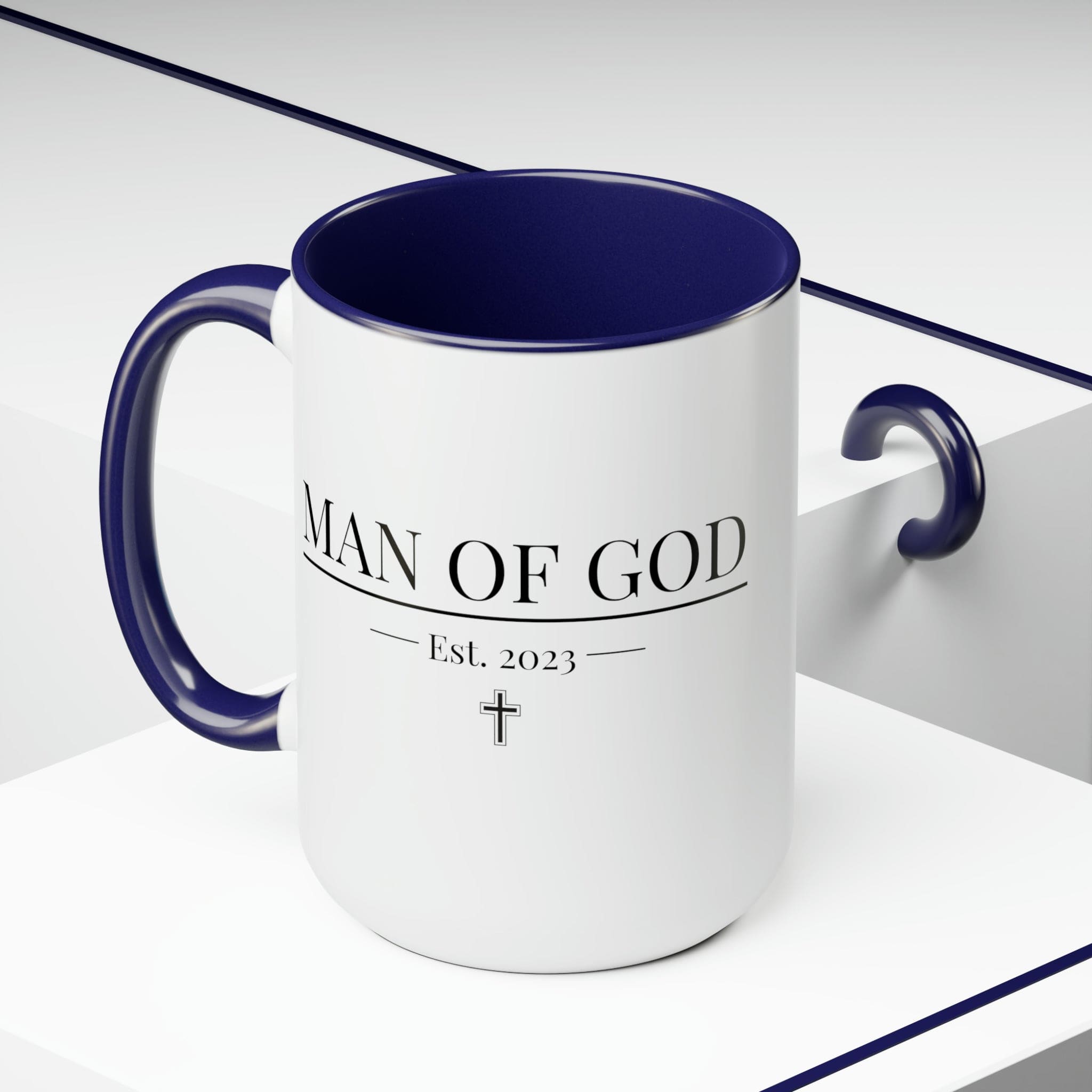 Ceramic Coffee Mug 15oz - Say it Soul - Man of God T-shirt - Christian
