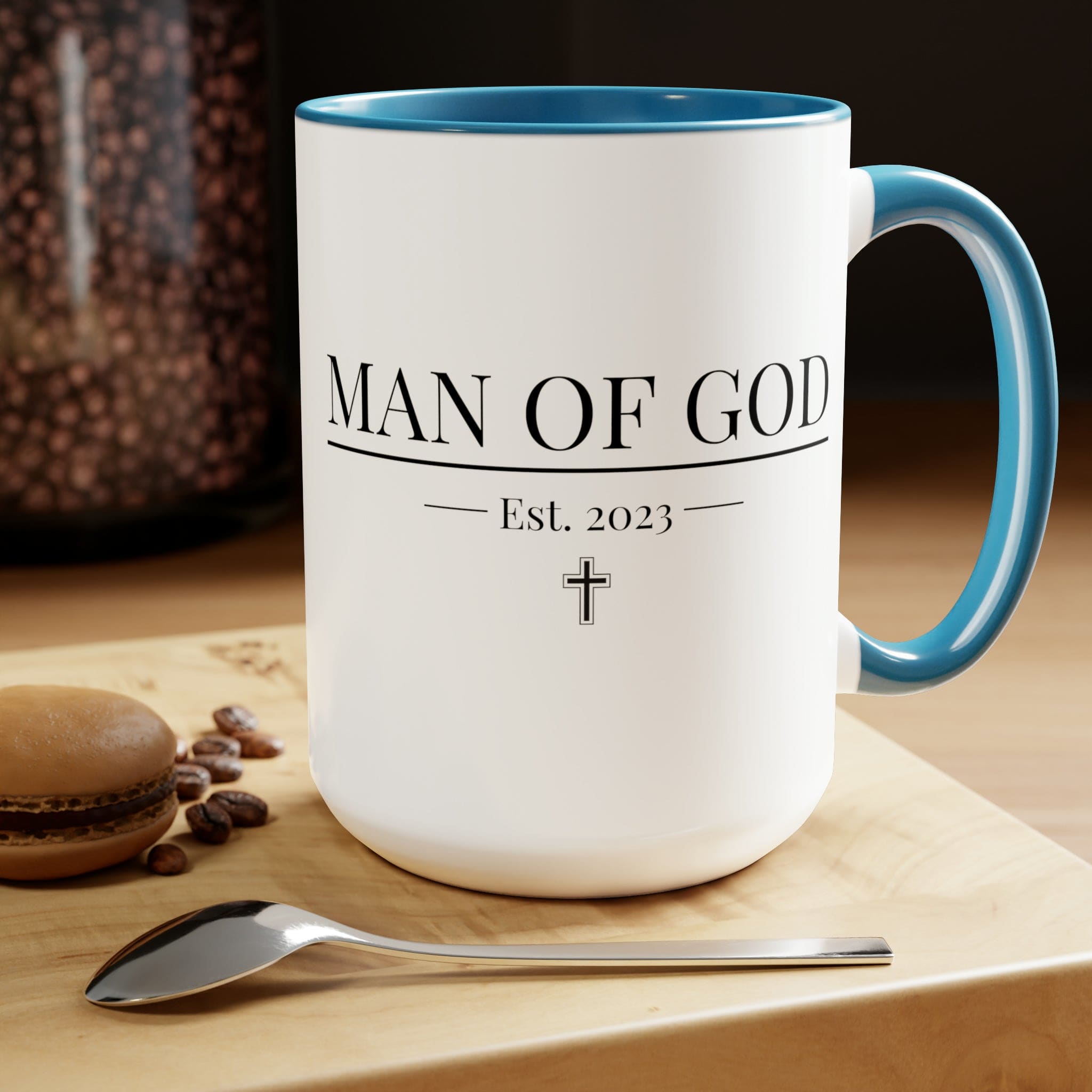 Ceramic Coffee Mug 15oz - Say it Soul - Man of God T-shirt - Christian