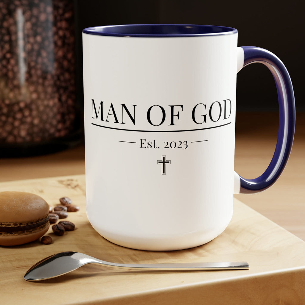 Ceramic Coffee Mug 15oz - Say it Soul - Man of God T-shirt - Christian