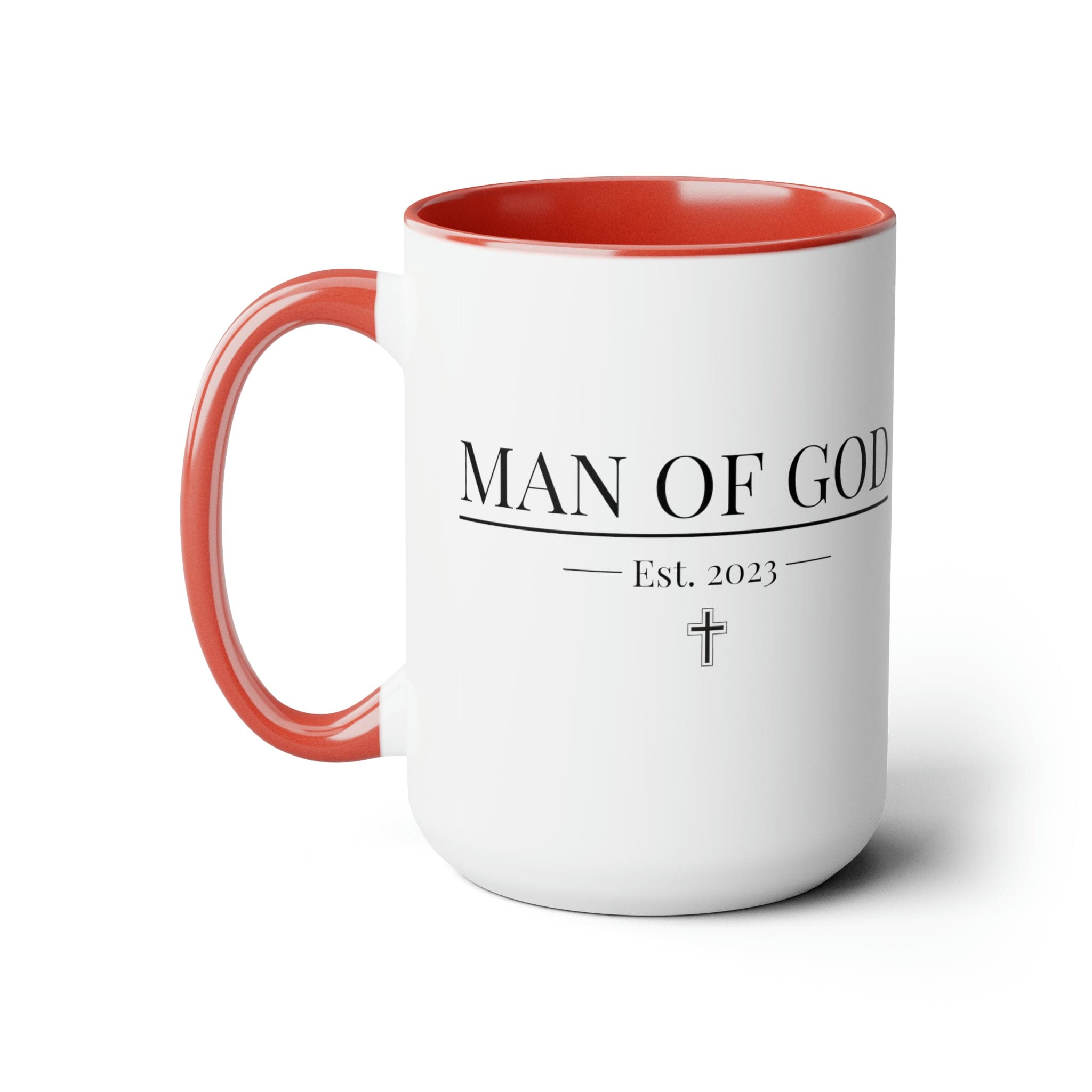 Ceramic Coffee Mug 15oz - Say it Soul - Man of God T-shirt - Christian
