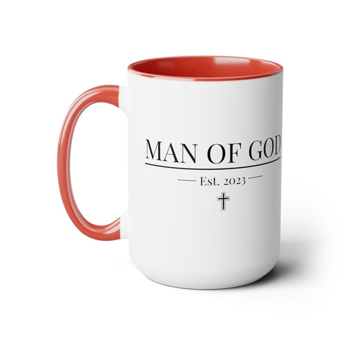 Ceramic Coffee Mug 15oz - Say it Soul - Man of God T-shirt - Christian