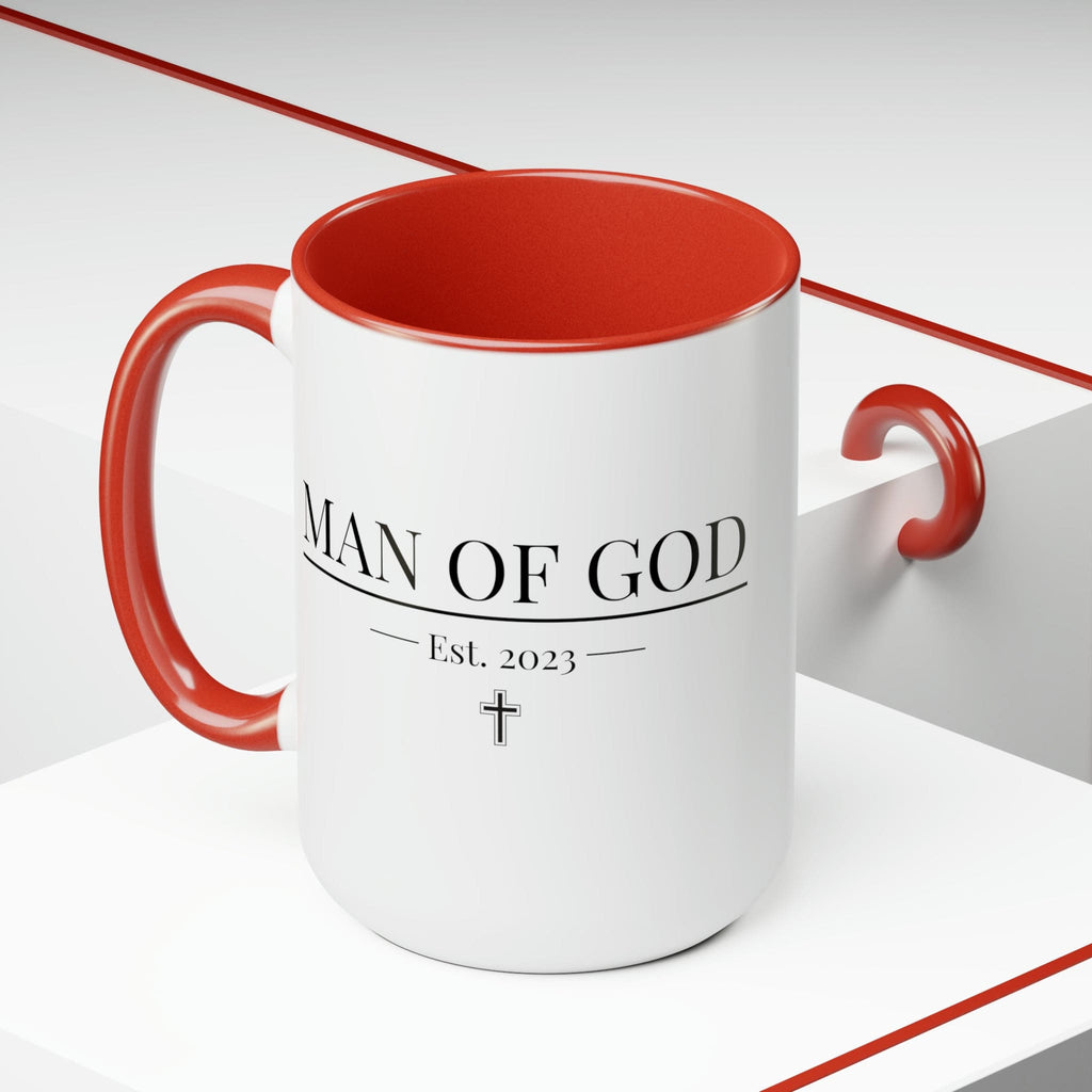 Ceramic Coffee Mug 15oz - Say it Soul - Man of God T-shirt - Christian