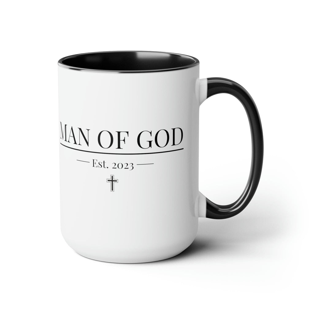Ceramic Coffee Mug 15oz - Say it Soul - Man of God T-shirt - Christian