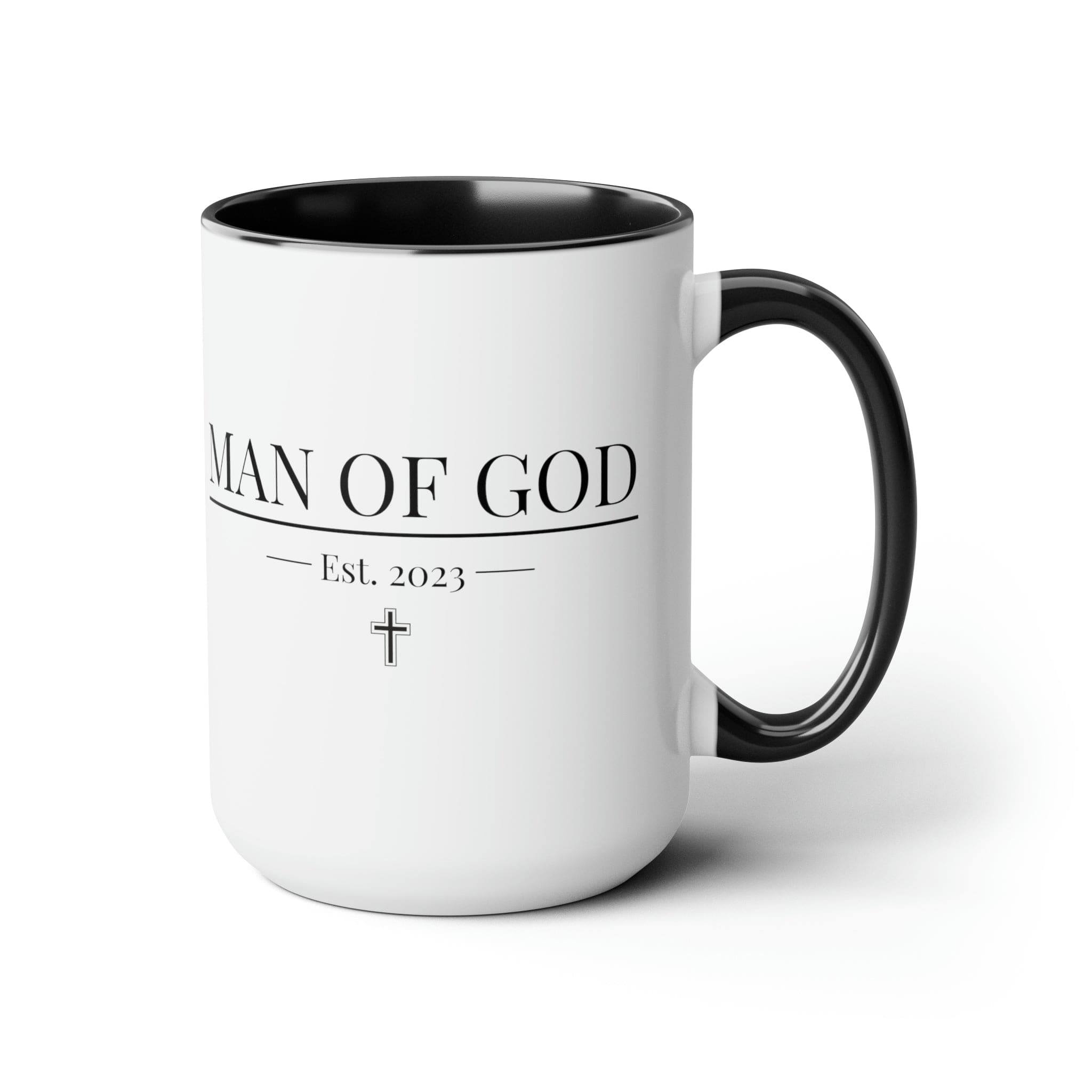 Ceramic Coffee Mug 15oz - Say it Soul - Man of God T-shirt - Christian