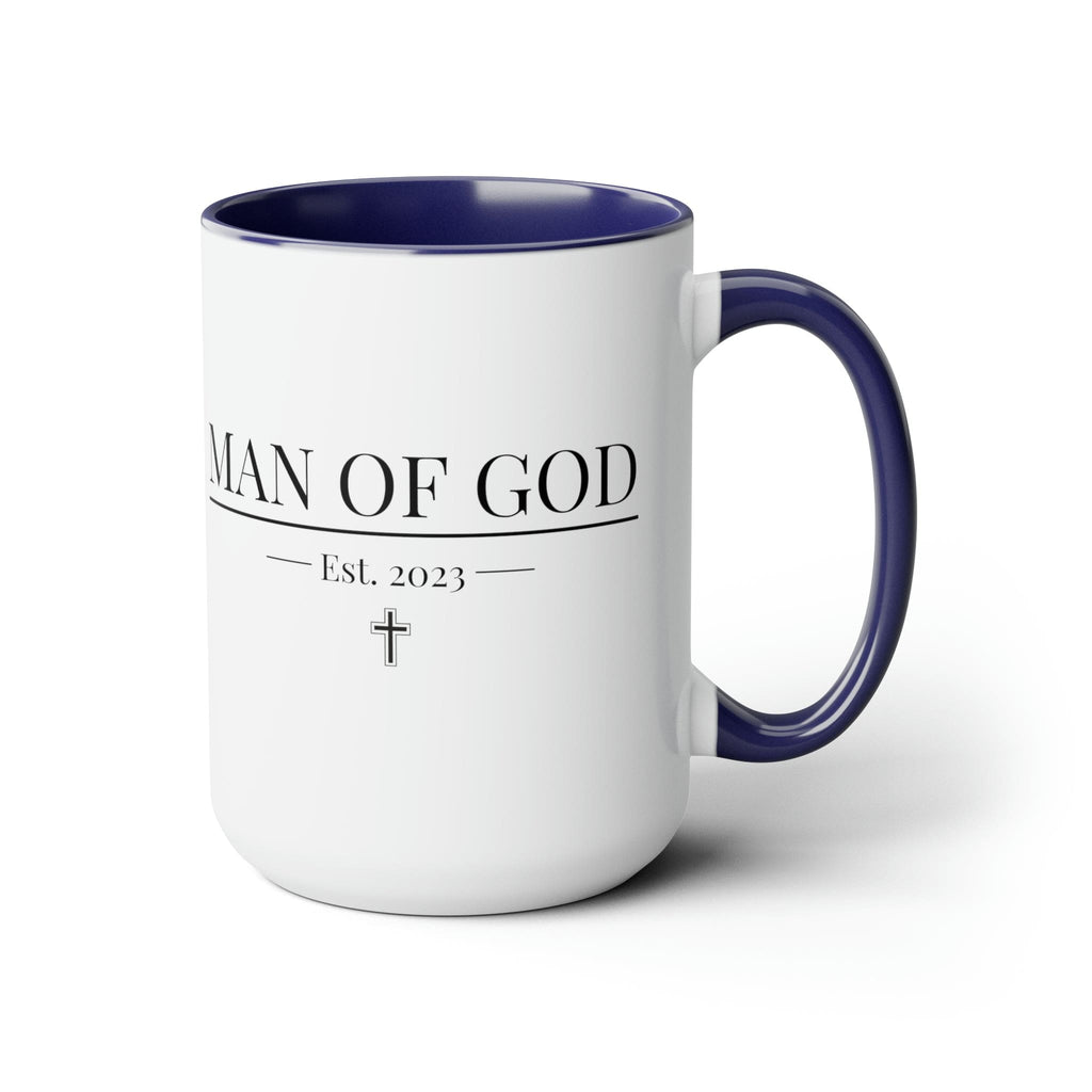 Ceramic Coffee Mug 15oz - Say it Soul - Man of God T-shirt - Christian