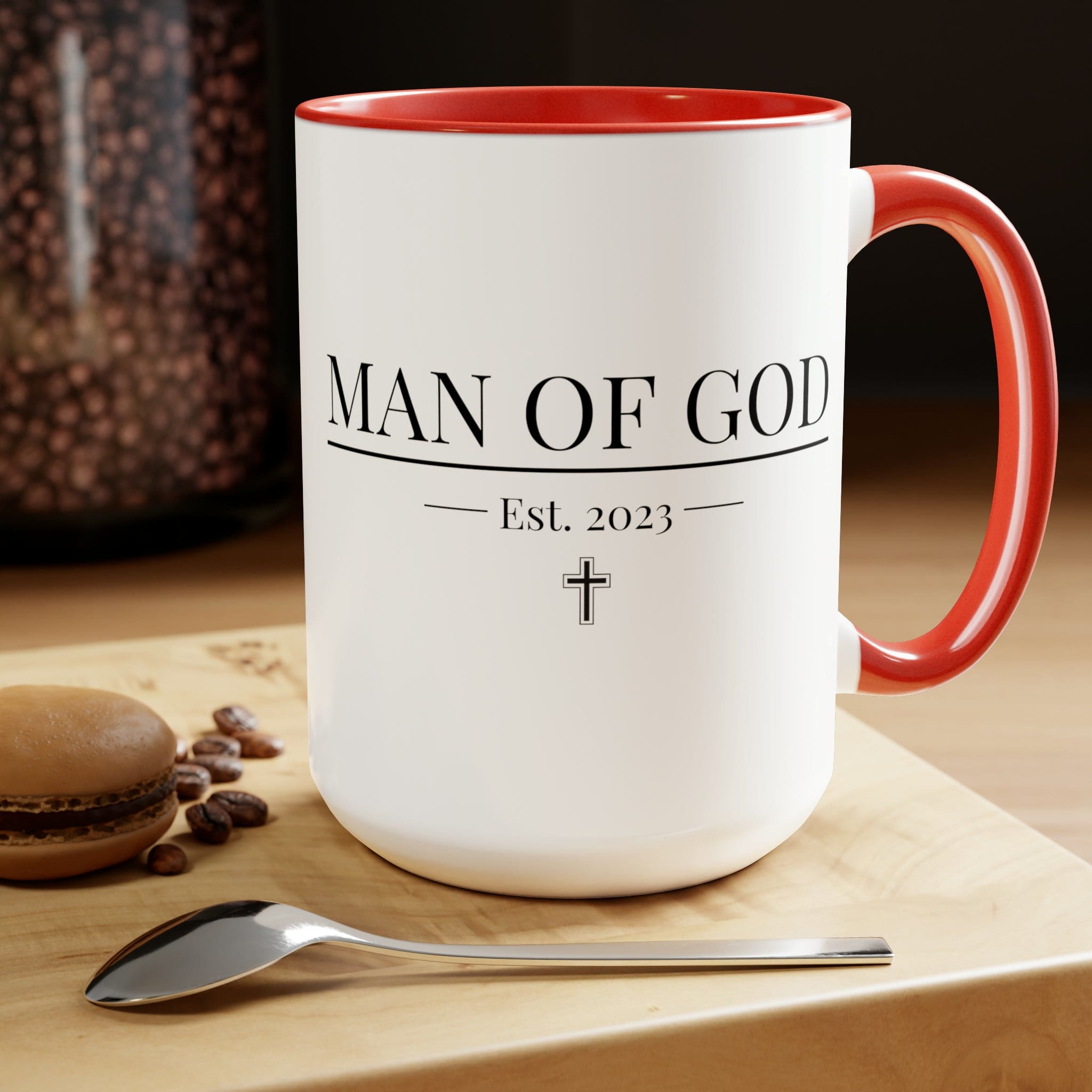 Ceramic Coffee Mug 15oz - Say it Soul - Man of God T-shirt - Christian