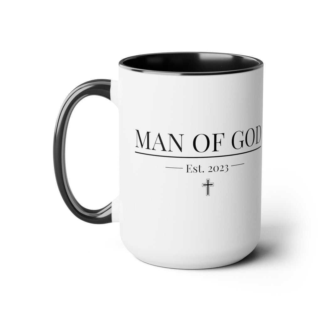 Ceramic Coffee Mug 15oz - Say it Soul - Man of God T-shirt - Christian