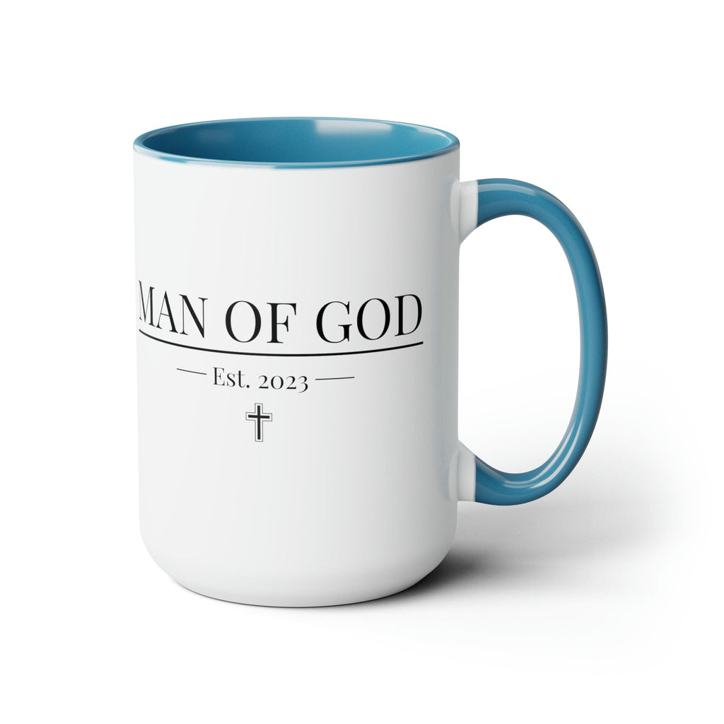 Ceramic Coffee Mug 15oz - Say it Soul - Man of God T-shirt - Christian